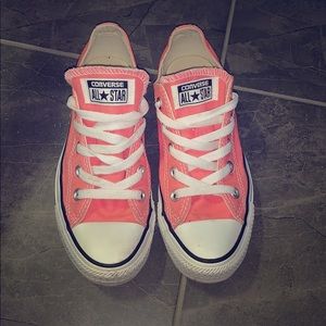 Pink/coral women’s converse 6